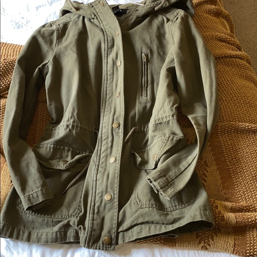 F21- olive green Jacket